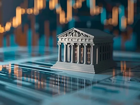 A model representing a bank