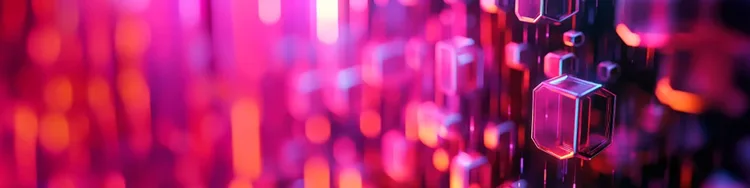 Abstract 3D digital hexagon background