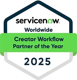 ServiceNow Creator Workflow Partner of the Year – Worldwide