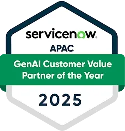 ServiceNow GenAI Customer Value Partner of the Year – APAC