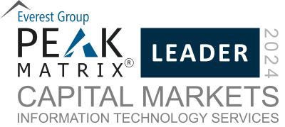 2024 年度资本市场 IT 服务 PEAK Matrix® 评估领导者徽章