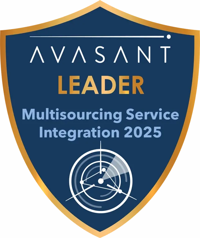 Avasant 2025 年多来源服务集成 RadarView 徽章