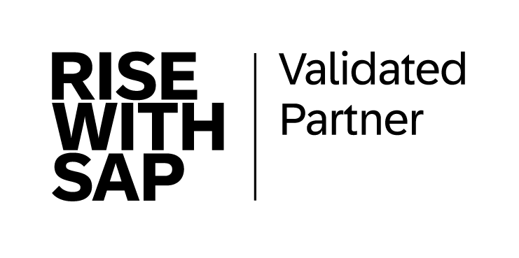 RISE with SAP 认证合作伙伴徽标
