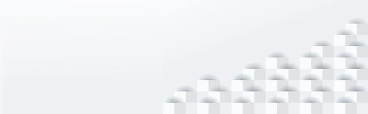 White background with a square pattern