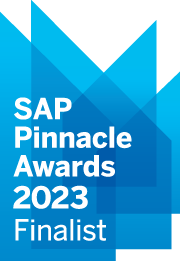 Logo der Finalisten der SAP Pinnacle Awards 2023