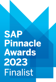 Logo finalista en SAP Pinnacle Awards 2023