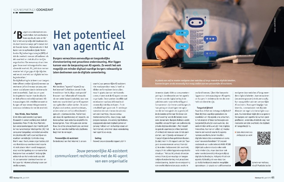 Image iBestuur article featuring Cognizant