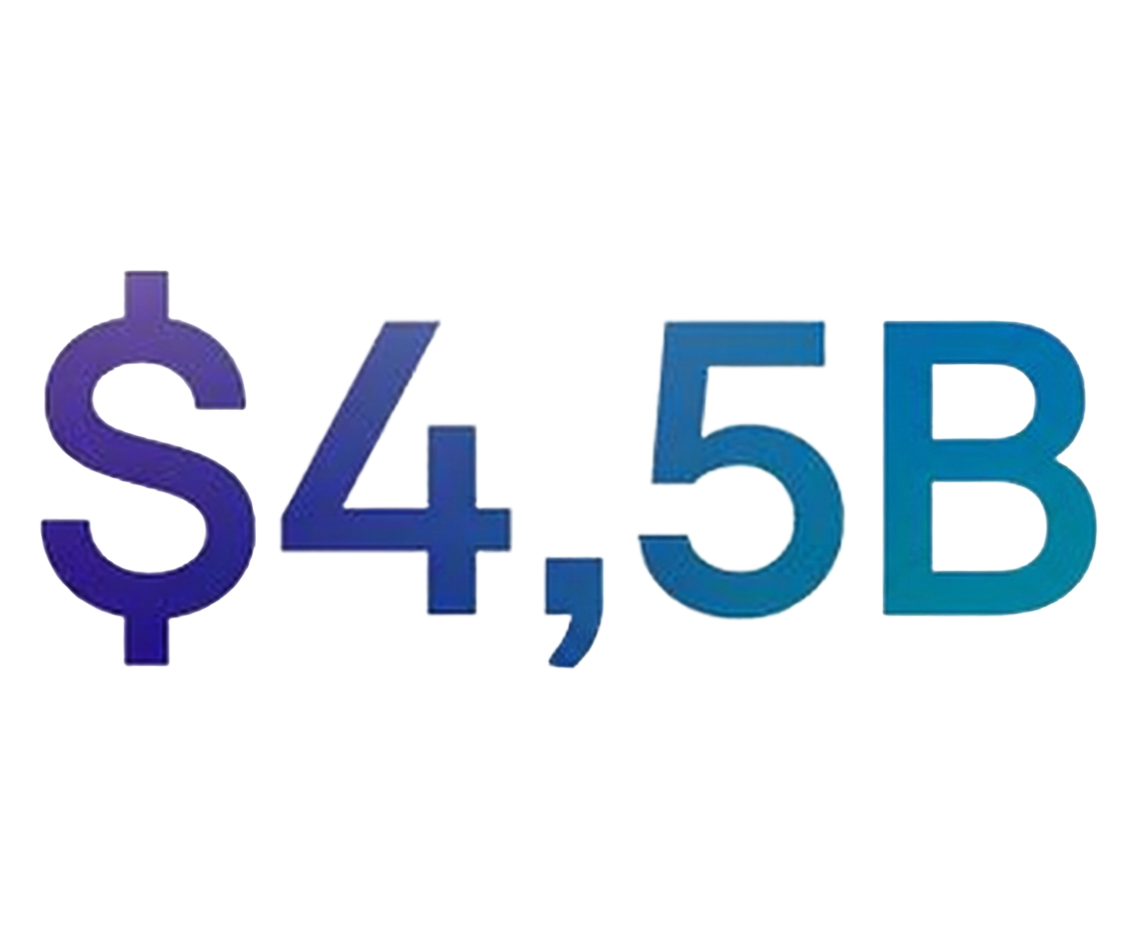 4 500 milliards de dollars