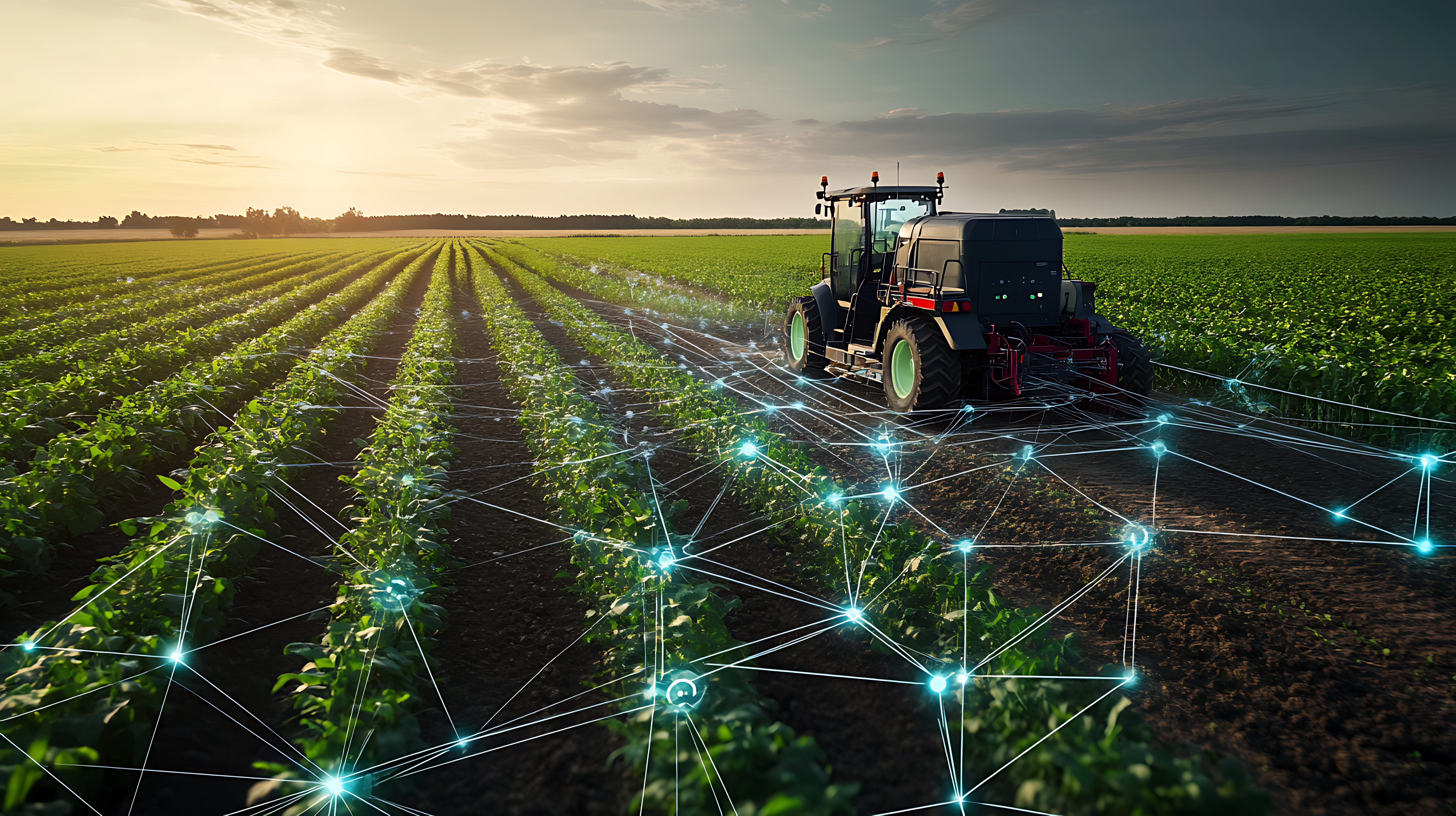 An AI powered system enhancing precision agriculture by analyzing soil conditions, crop health, and weather patterns to optimize farming practices and increase yield