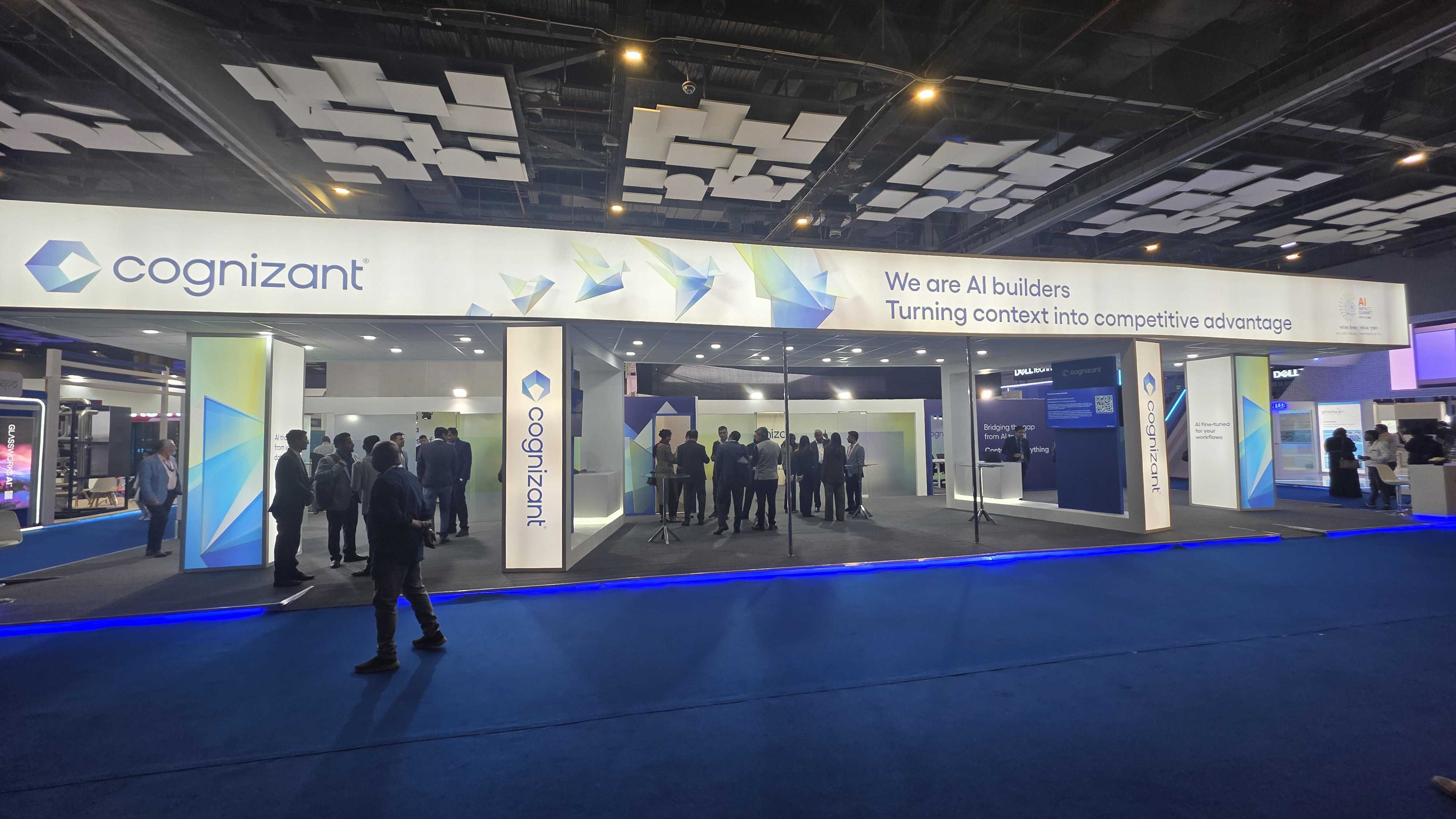 Cognizant booth at an event