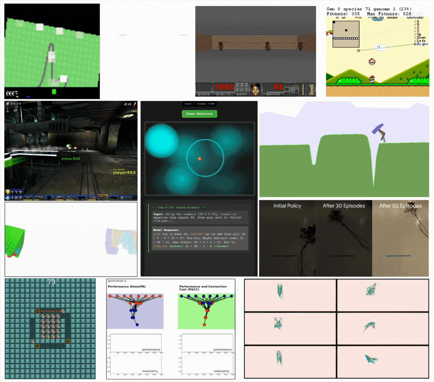 Demos in neuoevolution book