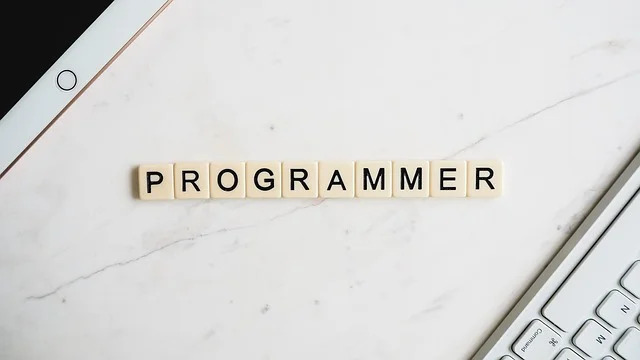 programmer word in scrabble letters