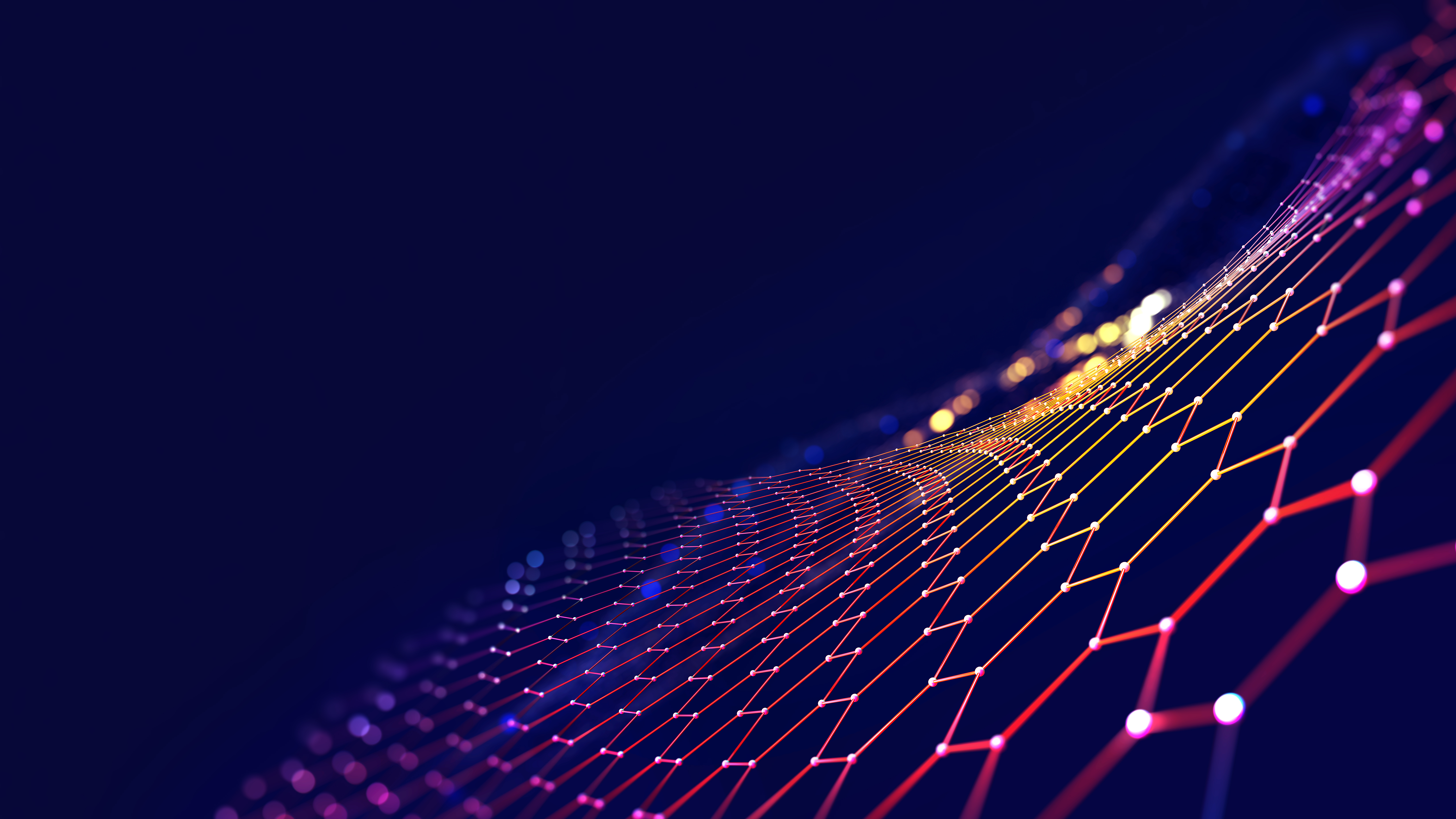 Cyber big data flow. Blockchain data fields. Network line connect stream. Concept of AI technology, digital communication, science research, 3D illustration neural cells; Shutterstock ID 2005832111; purchase_order: 3057356; job: GBC; client: India; other: Campaigns