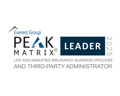 Cognizant recognized as a Leader and Star Performer in the Everest Group 2025 Life & Annuities (L&A) Insurance BPS and TPA PEAK Matrix® Assessment Badge