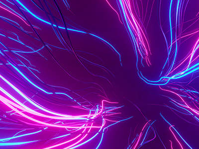 Blue and purple wave patterns