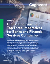 Digital Engineering: Top three imperatives for banks and financial services companies