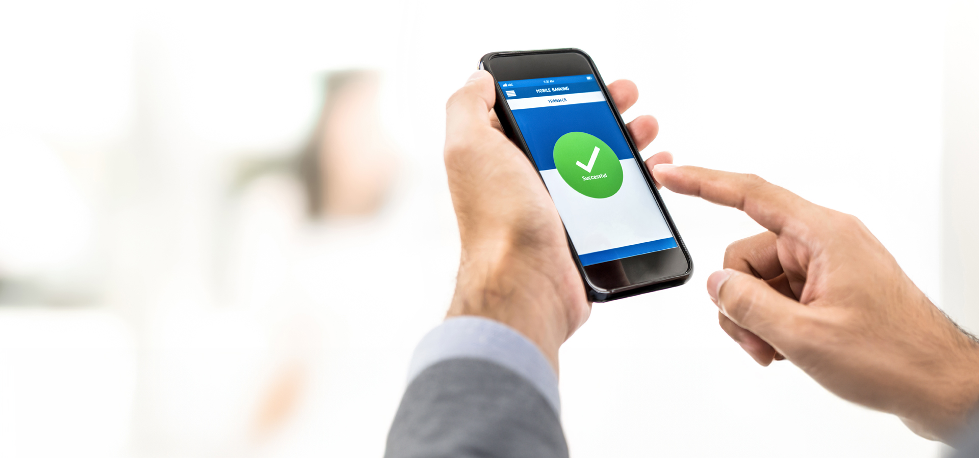 interacting with a mobile phone screen