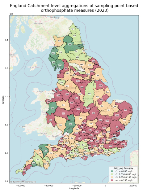 map of England