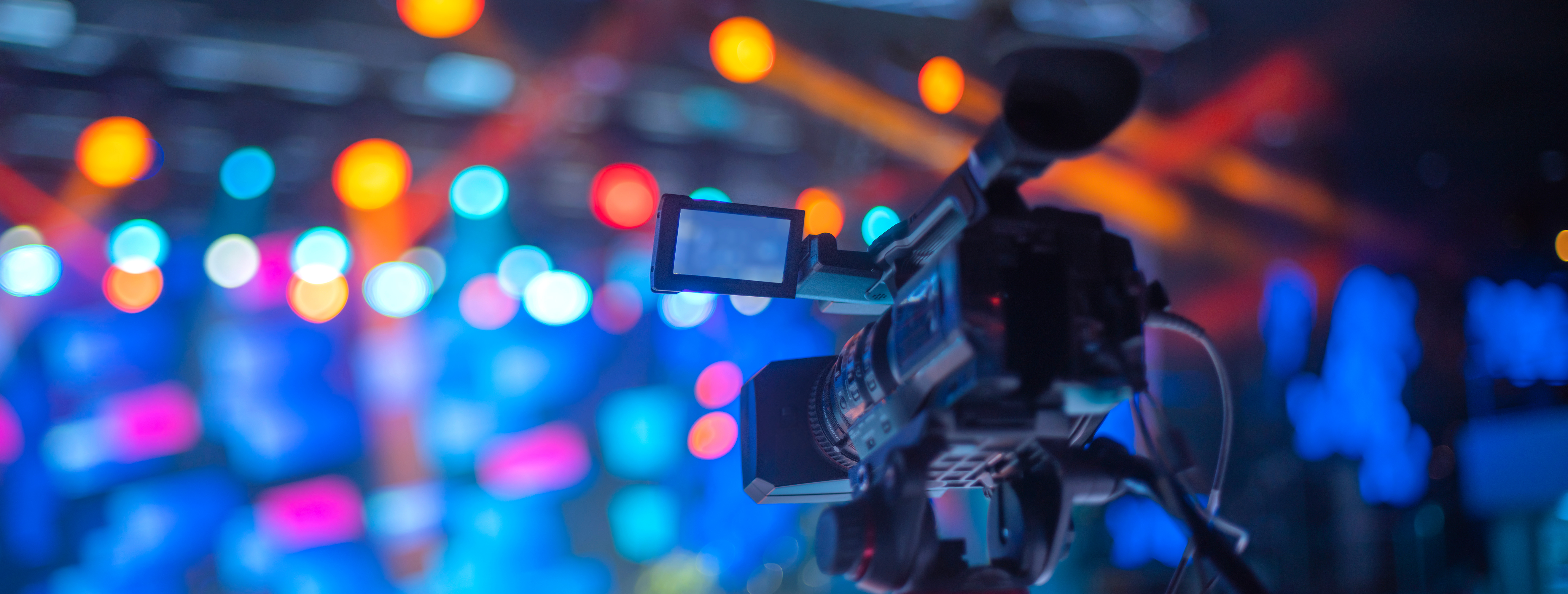 studio camera at the concert. television shooting