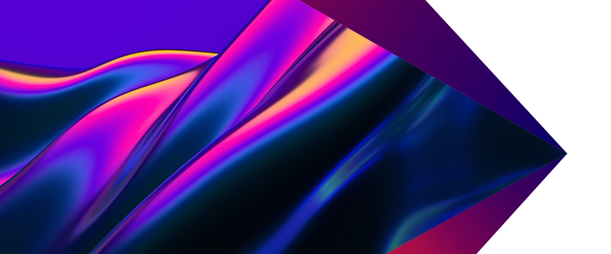 multi color wave like banner