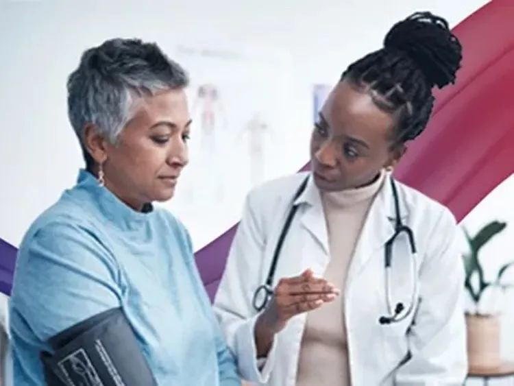 A doctor was checking BP for a patient