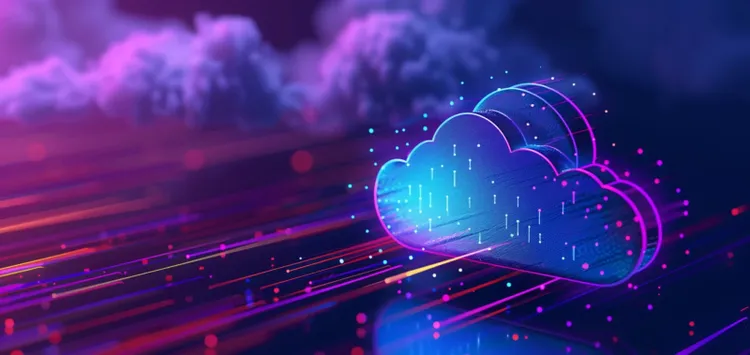 digital cloud storage image