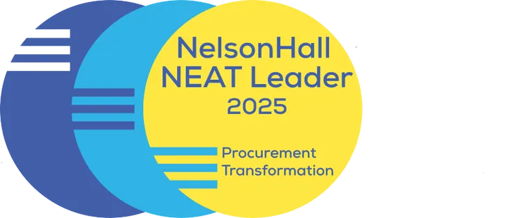NelsonHall NEAT leader 2025 - Procurement Transformation logo