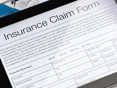 Insurance claim form