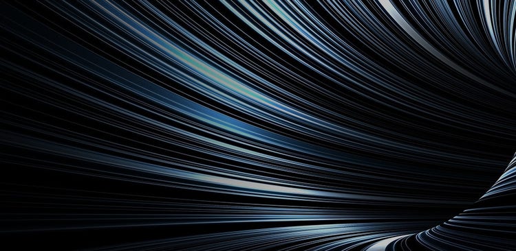 An abstract design on a black background