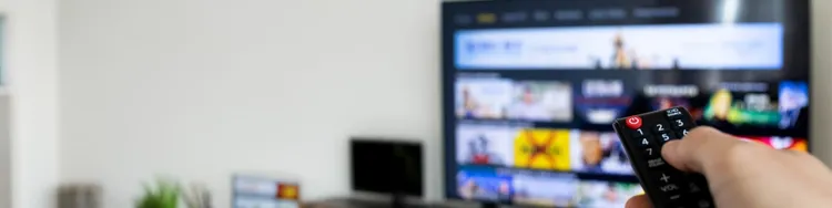 Remote switching on a TV