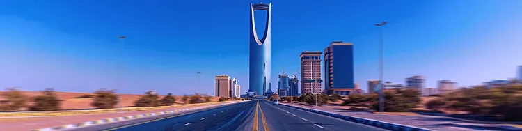 A highway in Saudi Arabia