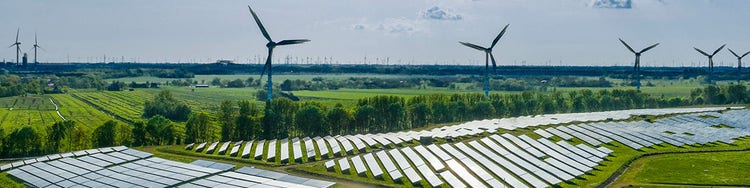 solar and wind energy