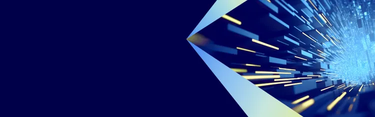 Abstract image of a burst of light