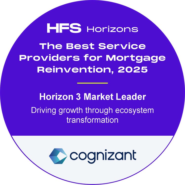 Horizon 3 Market Leader “The Best Service Providers for Mortgage Reinvention, 2025 badge