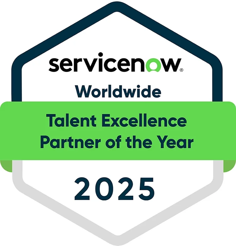 ServiceNow Talent Excellence Partner of the Year 2025