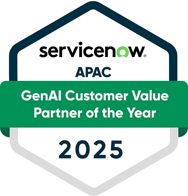 ServiceNow GenAI Customer Value Partner of the Year 2025