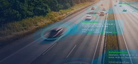 automated vehicles on road