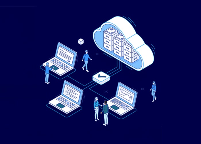 abstract image of cloud infrastructure