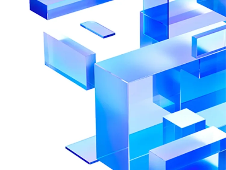 A glowing blue puzzle piece with a circuit pattern sits on a matching digital background. The image conveys themes of technology and connectivity.