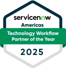 Servicenow Americas Technology Workflow Partner of the Year 2025